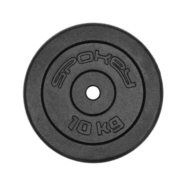 Svorio plok&scaron;tė SPOKEY mėlyna, 30 mm, 10 kg