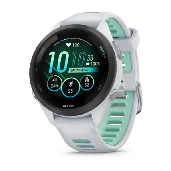Garmin Forerunner 265S išmanusis sportinis laikrodis (Whitestone)