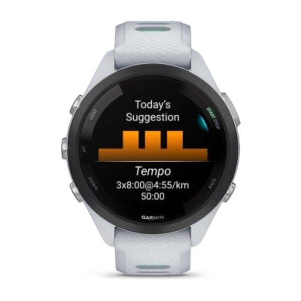 Garmin Forerunner 265S išmanusis sportinis laikrodis (Whitestone)