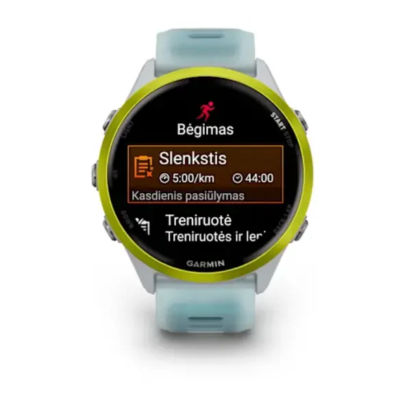 Garmin Forerunner 570 - 47mm išmanusis sportinis laikrodis (Ryškiai geltonos spalvos)