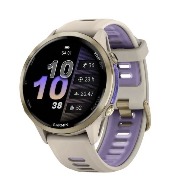 Garmin Forerunner 970 Soft Gold Titanium i&scaron;manusis laikrodis