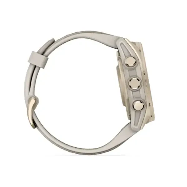 Garmin fēnix 8 43 mm, AMOLED Sapphire išmanusis sportinis laikrodis (Šviesaus aukso spalvos)