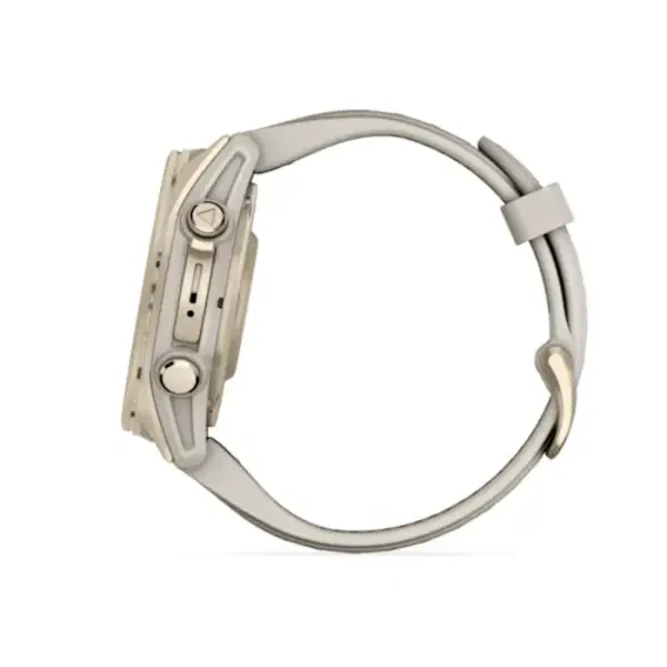 Garmin fēnix 8 43 mm, AMOLED Sapphire išmanusis sportinis laikrodis (Šviesaus aukso spalvos)