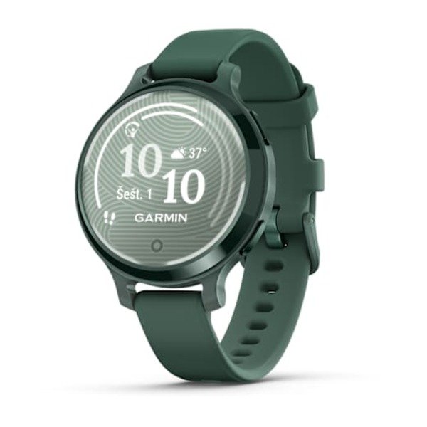 Garmin Lily&reg; 2 Active  i&scaron;manusis sportinis laikrodis  Žaliojo jaspio spalvos su žaliojo jaspio spalvos silikoniniu dirželiu