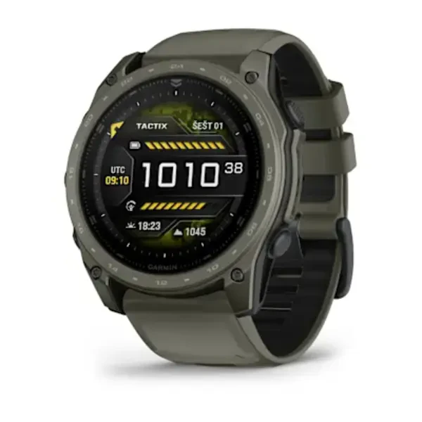 Garmin tactix® 8 – 51 mm, AMOLED sportinis laikrodis (alyvos žievelės spalvos „Cerakote®“ danga)