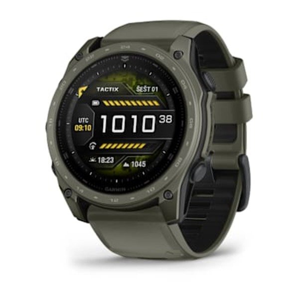 Garmin tactix® 8 – 51 mm, AMOLED sportinis laikrodis (alyvos žievelės spalvos „Cerakote®“ danga)