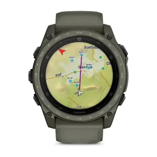 Garmin tactix® 8 – 51 mm, AMOLED sportinis laikrodis (alyvos žievelės spalvos „Cerakote®“ danga)