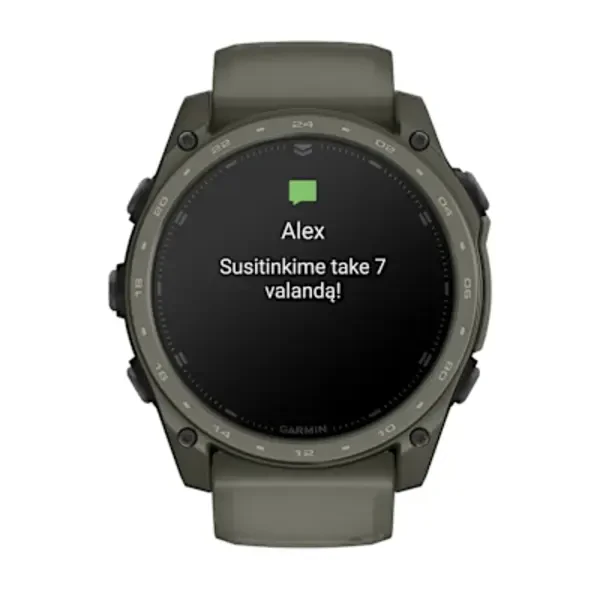 Garmin tactix® 8 – 51 mm, AMOLED sportinis laikrodis (alyvos žievelės spalvos „Cerakote®“ danga)