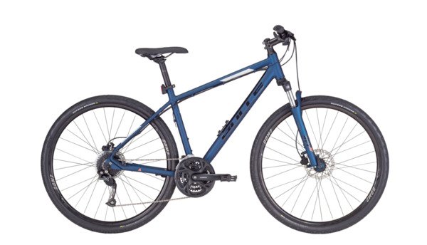 Dviratis 28 Bulls Crossbike 2 vyr. 27g mėlynas 