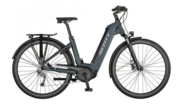 Dviratis 28" elektrinis Scott Sub Tour eRIDE 20 USX tamsiai žalias 