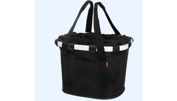 Krepšys ant dviračio vairo Bikebasket juodas 350x280x260 mm 15L