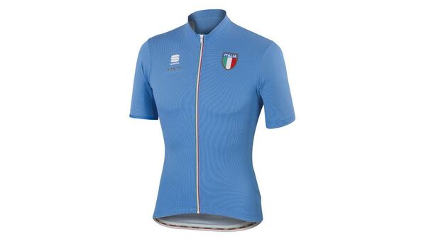 Marškinėliai vyr.trumpom rankovėm Sportful Italia CL mėlyni 