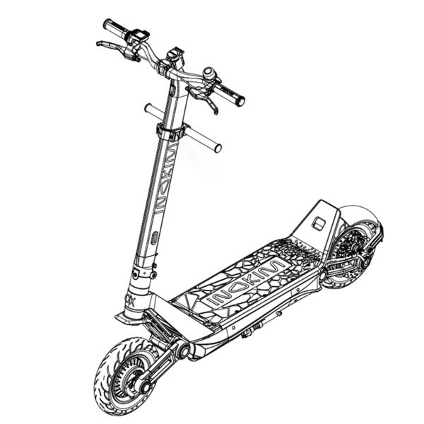 Детский держатель для э-скутера INOKIM OX