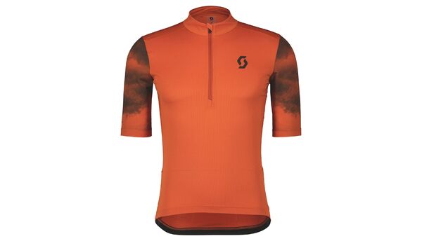 Marškinėliai vyr. trumpom rankovėm Scott Gravel 10 SS braze orange/dark grey 
