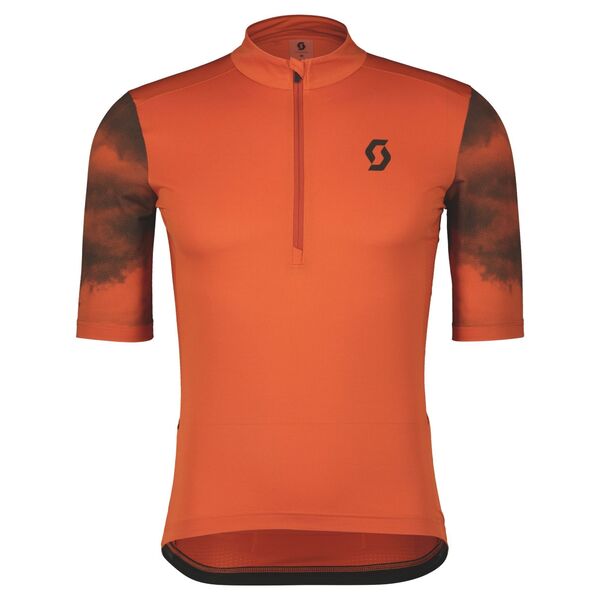 Marškinėliai vyr. trumpom rankovėm Scott Gravel 10 SS braze orange/dark grey 