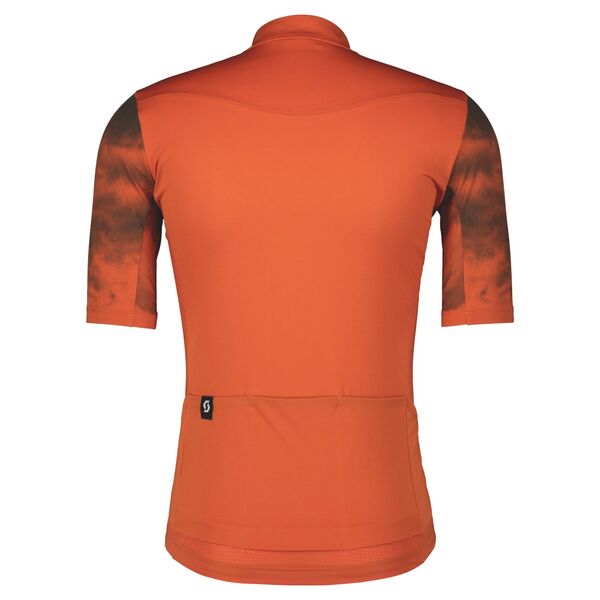 Marškinėliai vyr. trumpom rankovėm Scott Gravel 10 SS braze orange/dark grey 