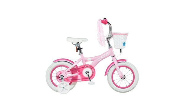 Dviratis 12" Classic girl pink/white