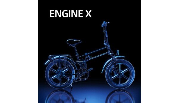 Dviratis 20  elektrinis sulankstomas Engwe Engine X 750Wh baltas